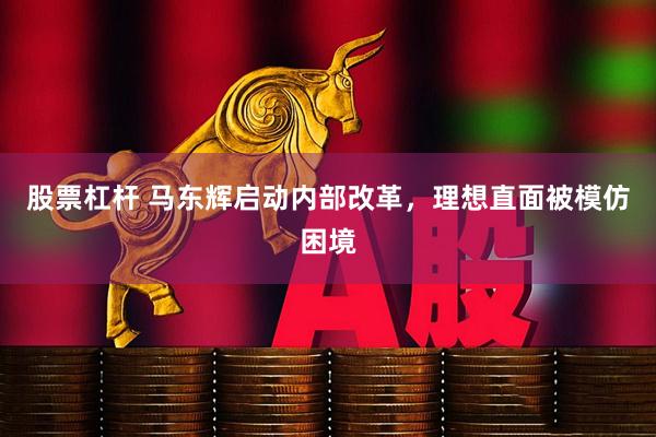 股票杠杆 马东辉启动内部改革，理想直面被模仿困境